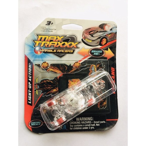 Max Traxx Marble Racers Red Wheels Krazy Kars Light-Up Action - Picture 9 of 9